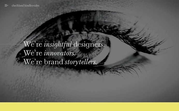 checklandkindleysides.com design agency uk studio webdesign website web inspiration inspire best modern minimal website award trend designbl