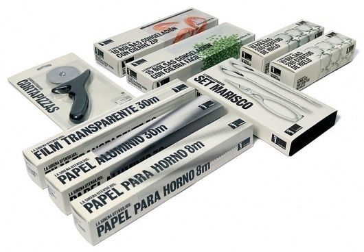 La Sirena Alimentación / Utensilios. Own brand kitchen utensils. 2007 #packaging #type
