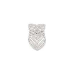 DESIGN-RING MIT DIAMANTBESATZ