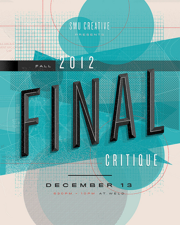 Final Critique #line #grid #poster #circle #typography
