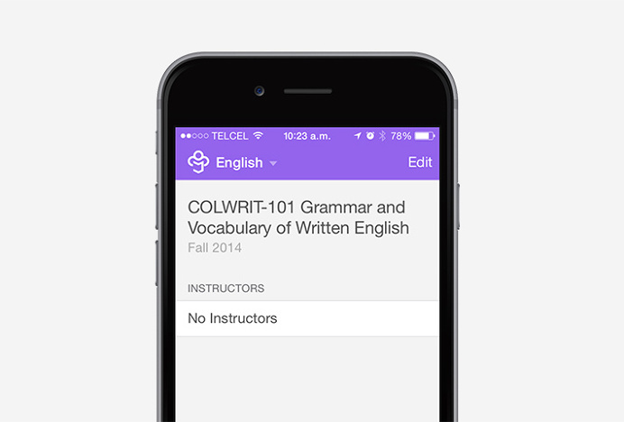 Schoolhub by Face #ui #ux #iphone #app