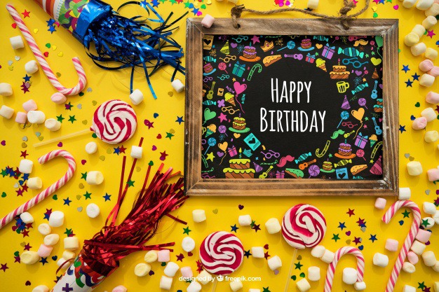 Birthday concept with slate and confetti Free Psd. See more inspiration related to Mockup, Birthday, Happy birthday, Party, Anniversary, Celebration, Happy, Candy, Confetti, Chalkboard, Mock up, Decoration, Decorative, Celebrate, Birthday party, Candy cane, Sweets, Festive, Up, Lollipop, Birth, Happy anniversary, Concept, Slate, Cane, Annual, Composition and Mock on Freepik.