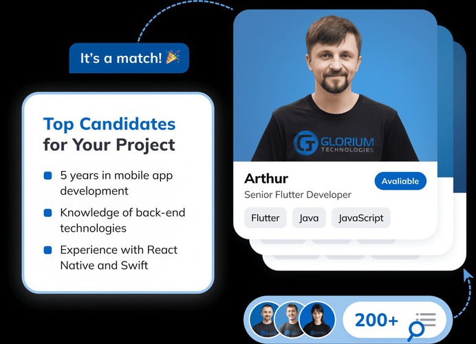 Hire our Flutter developers for cost efficiency and top-notch experience. We offer flexibility and full support to boost your business.
