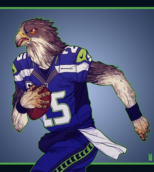 Seattle Seahawks NFL Super Bowl XLVIII by Zarnala on deviantART #seahawks #seattle