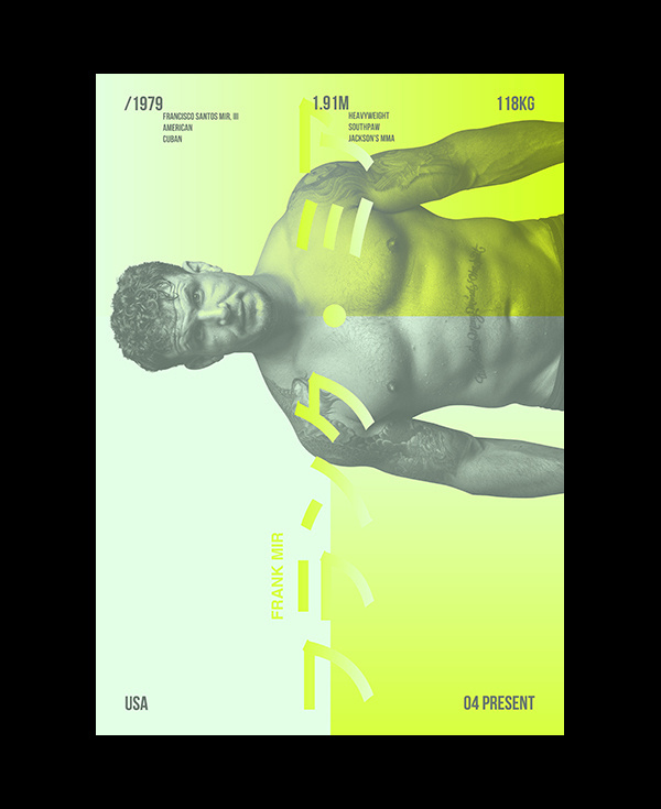 MMA Posters on Behance #print #poster #typography