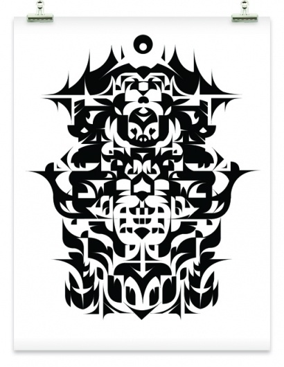 Rotterdam 2057 - k d v s #rorschach #illustration #pattern #poster
