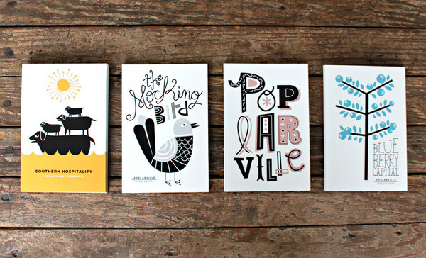 Poplarville postcards | Kyle White #print #kyle #postcards #white