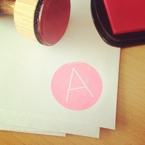 Tumblr #stamp #ink #pink #design #logo #neon
