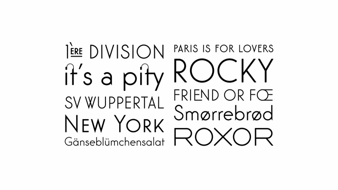 #ligature #elegantluxpro #sansserif #geometric #typeface #font #typography inspired by hans möhring (1928)