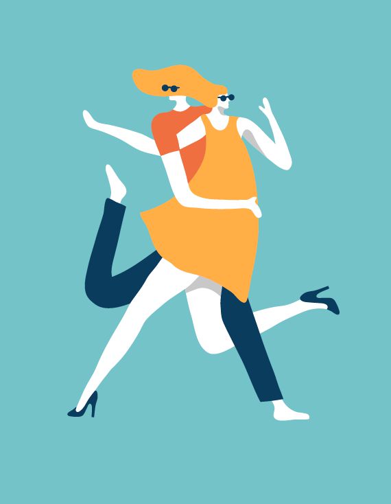 Living room dancers
