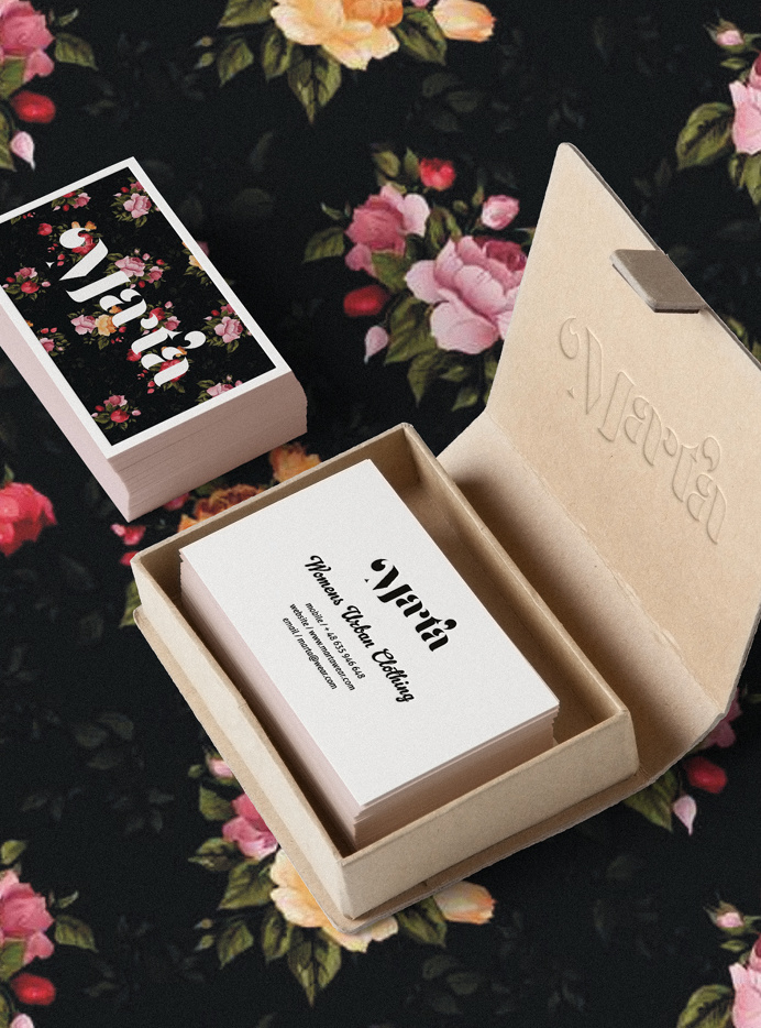 marta branding brand identity flowers beautiful dawid cmok poland mindsparkle mag logo logotype flower stationery cd fashion style business