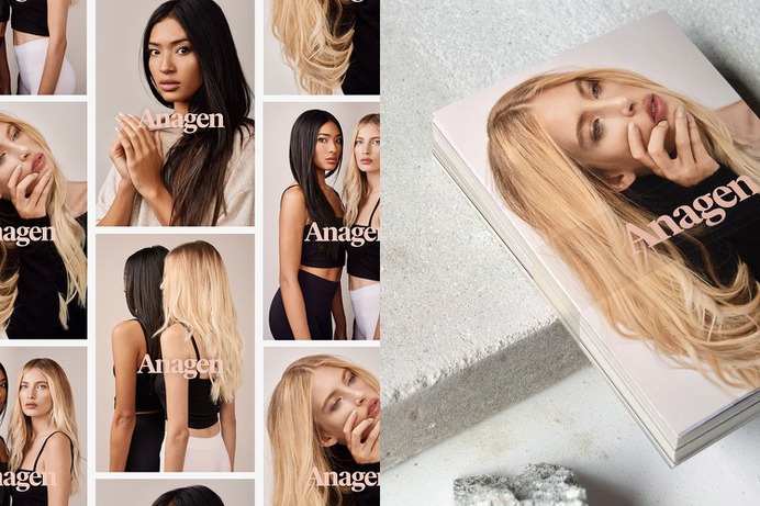 Anagen Atelier Identity - Mindsparkle Mag YUNGBLD designed the identity for Anagen Atelier – a high-end haircare studio. In 2019, the client decided to elevate their platform. #logo #packaging #identity #branding #design #color #photography #graphic #design #gallery #blog #project #mindsparkle #mag #beautiful #portfolio #designer