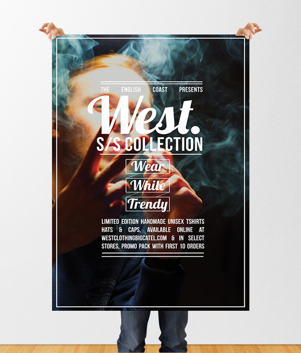 West Clothing #design #graphic #zine #poster