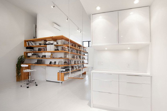 A Montreal Attic Converted Into An Artist's Studio | HUH. #white #studio #space