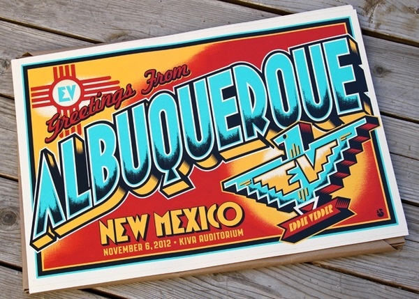 albuq #illustration #vintage #postcard #gig