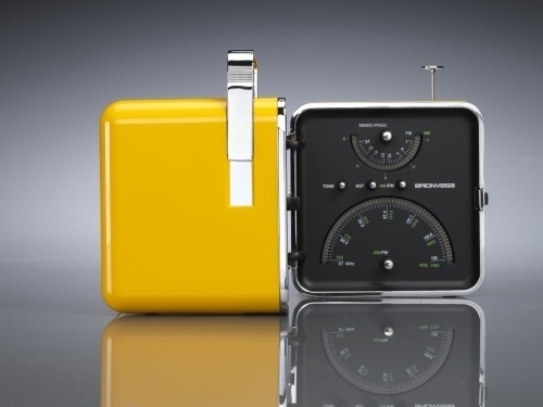 Merde! - Industrial design (Radio Cube, Marco Zanuso &... #design