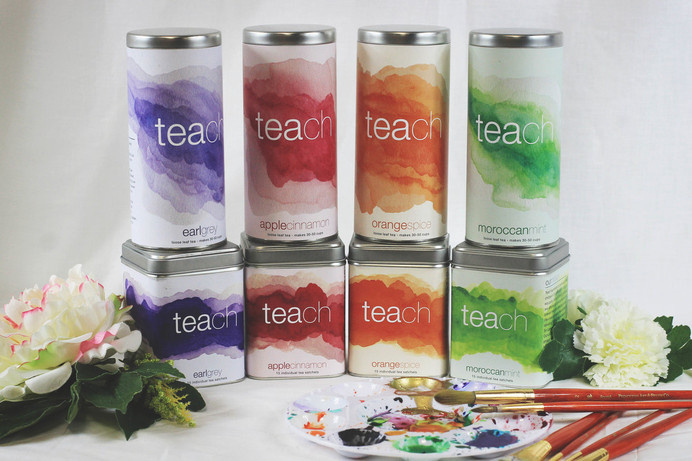 Teach_TinaFloersch_FullSet #packaging #color #tea