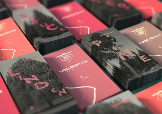 Woodstock Sawmill Branding by Tough Slate Design #print