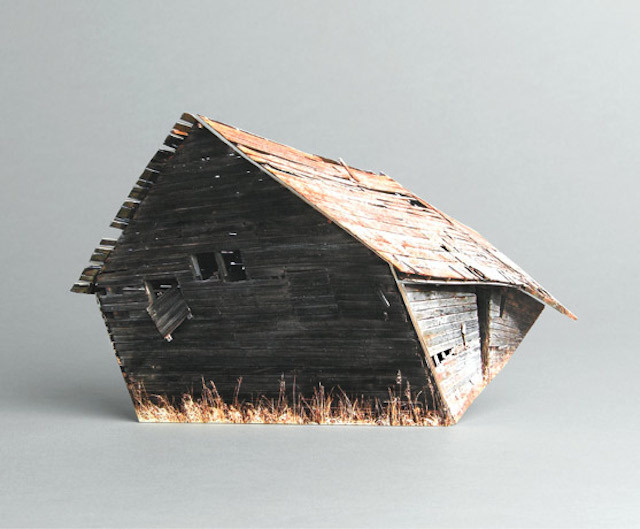 brokenhouses-20 #miniature #art #house #sculpture #broken
