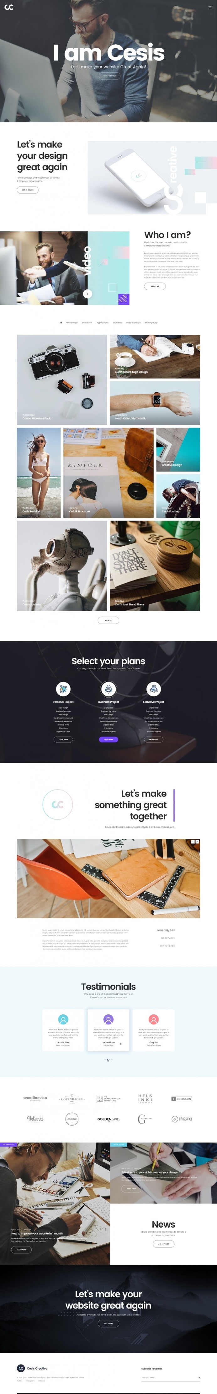 Cesis Creative: Homepage by tranmautritam