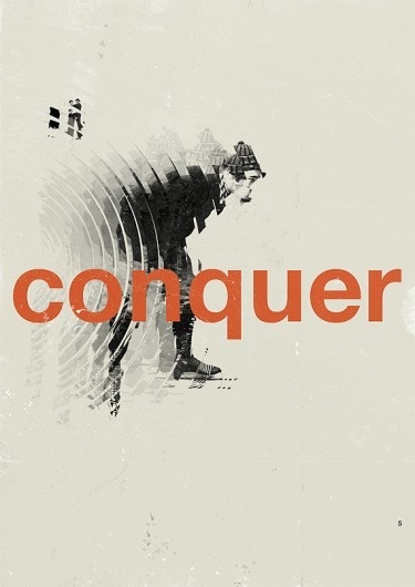 征服 - 马吕斯罗森达尔-MSCED '11 #conquer #poster #typography