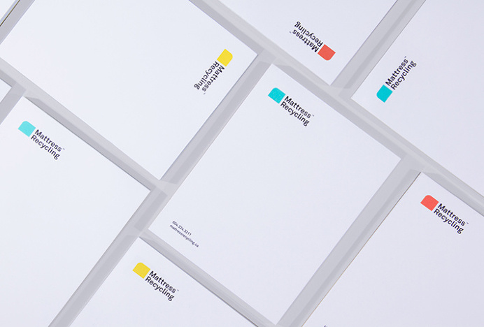 Mattress Recycling by Brief #colourful #graphic design #letterhead