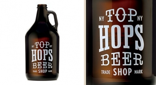 Brand Identity | Top Hops Beer Shop NYC | Helms Workshop #beer #design #graphic #label