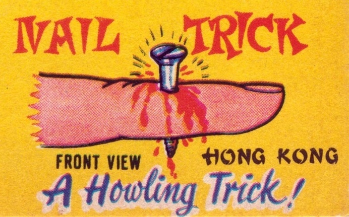 NAIL TRICK #packaging #vintage #trick #prank #nail #toy