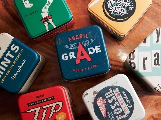 Riley Cran | Blog #packaging #design #fossil #vintage #logo #typography