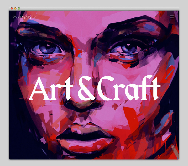 Your Majesty #website #layout #design #web