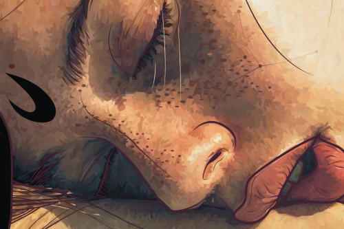 Sleeping Diana by Maria Umiewska. detail