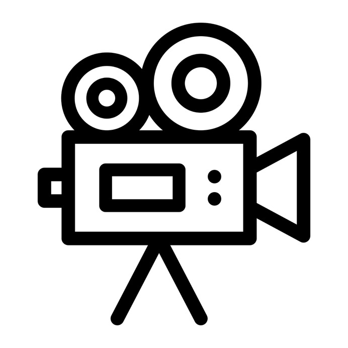 See more icon inspiration related to cinema, film, movie, video camera, entertainment, technology and video cameras on Flaticon.