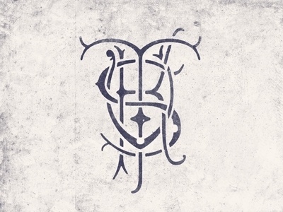 Dribbble - Order of the Tusk by Matt Knudsen #mark #design #texture #crest #lockup #identity #sports #logo #typography