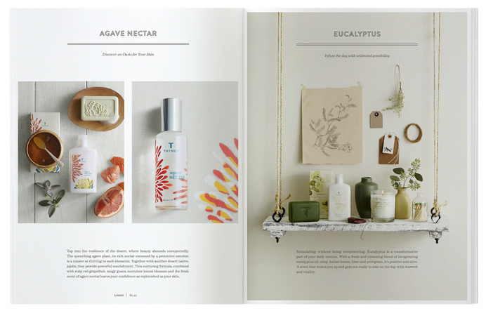 13.dieline_thymes_catalog.jpg #catalog #print #design #layout #editorial