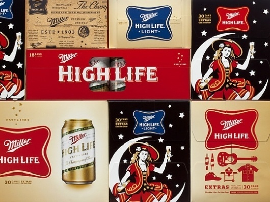 Miller High Life #packaging #branding