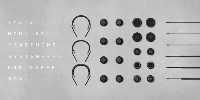AIAIAI TMA-2 modular headphone system #modular #tech #headphones #industrial #minimal #aiaiai