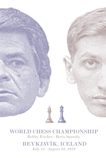 World Chess Championship 1972 #fisher #chess #spassky #poster #championship #contest