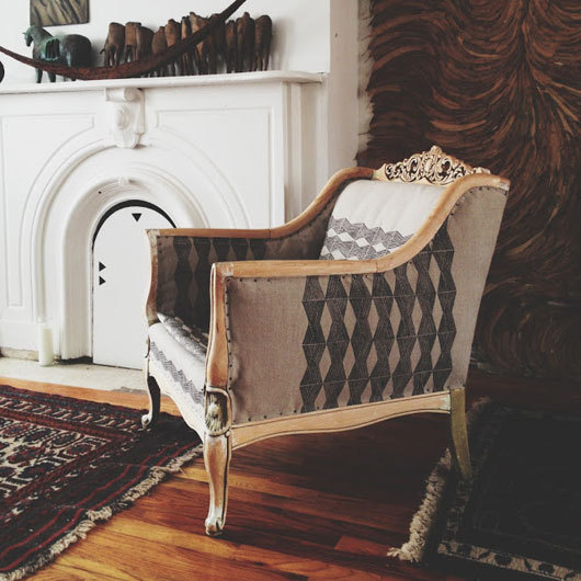 ariele alasko reupholstered chair #interior #design #decor #deco #decoration