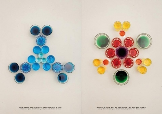 Apartamento issue 4 #glasses #creative #inspiration #magazin #liquid #photography #colors #apartamento