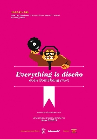 Everything is diseño | Encuentros interinspiradores #donkey #kong #poster