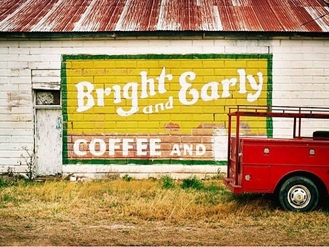 FFFFOUND! | design work life - Part 5 #advertisement #yellow #paint #coffee #antique #typography