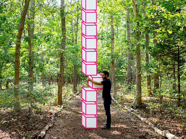 A Kinetic Sculpture Creates the Illusion of a Rotating HeadJanuary 29 #sculpture #illusion #geometric