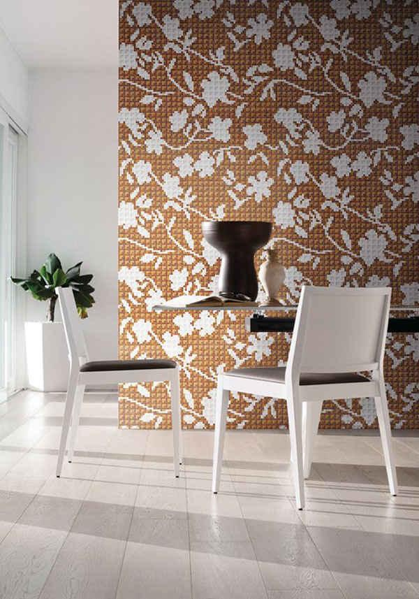 Geometric and Floral Motifs in Bright Colors by Bisazza