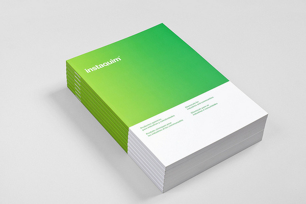 Brochure design idea #139: Instaquim catalogue #bisgraf #instaquim #catalogue #catalogo #brochure