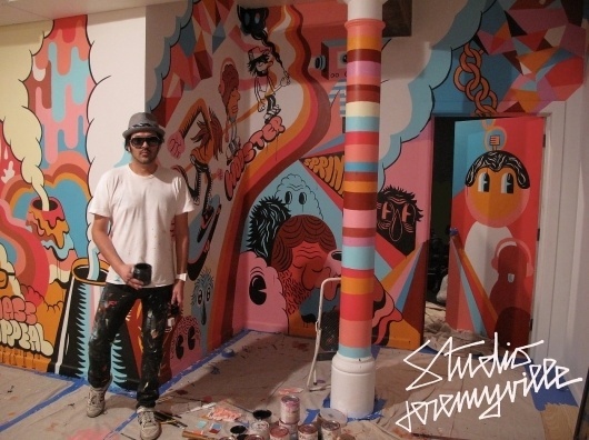 Jeremyville x DECON & Mass Appeal Mural « SIXAND5 – Inspiration webzine #jeremyville