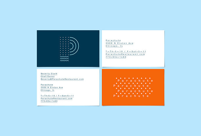 Parachute by Plural #graphic design #print #business card