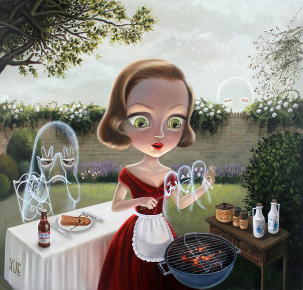 Paintings by Xue Wang #illustration #art #paintings