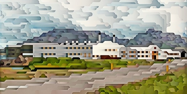 Siggi Eggertsson #illustration #geometric #landscape