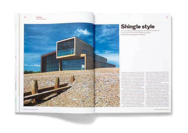 RIBA Journal & PIP supplement Matt Willey #spread #print #layout #magazine