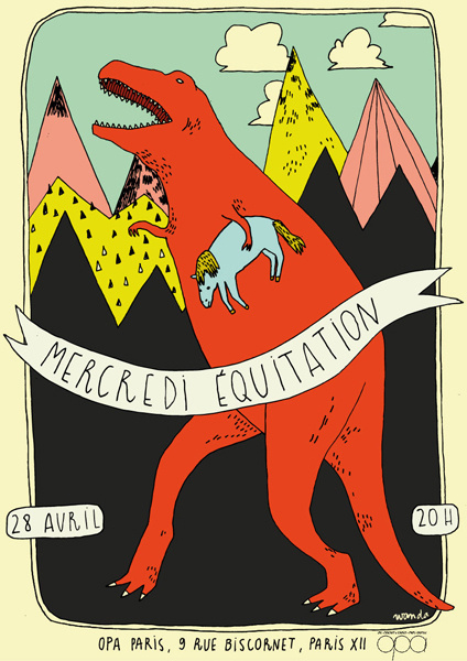 GigPosters.com Mercredi Équitation #poster
